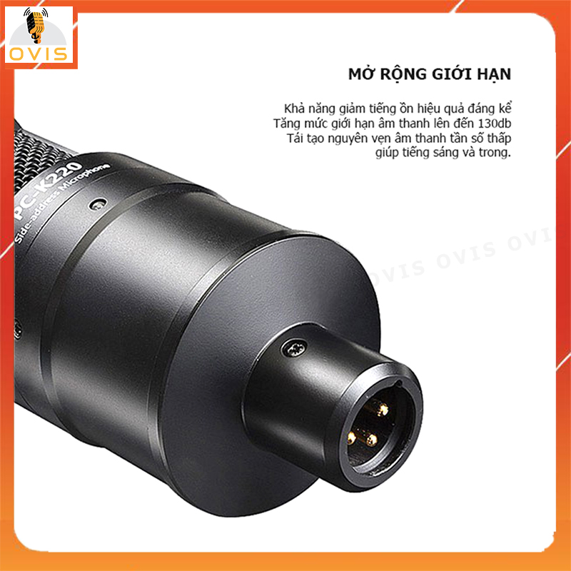 Takstar PC-K220 - Micro Thu Âm Hát Karaoke Online (48V)