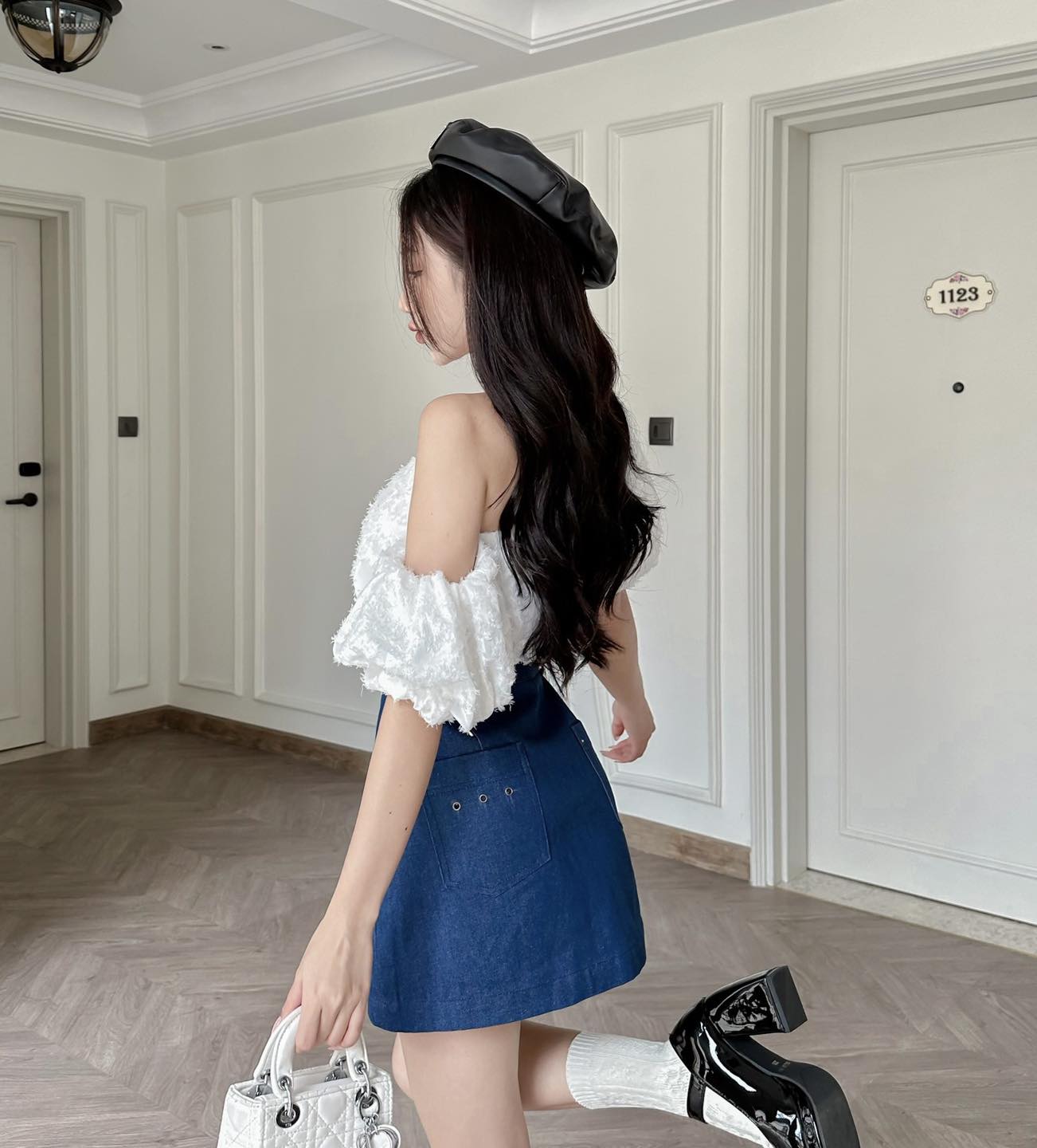 Chân váy nữ Jean Denim