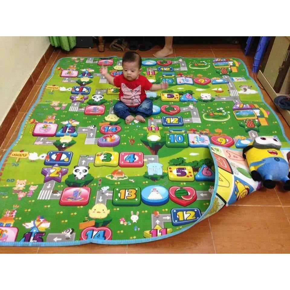 Chiếu Xốp Maboshi 2 Mặt 1m6 x 2m, Thảm Xốp Cho Bé