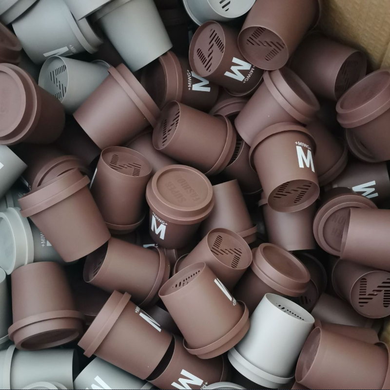 Bông tán kem mỏng mịn +MIWG+ Coffe Makeup Puff