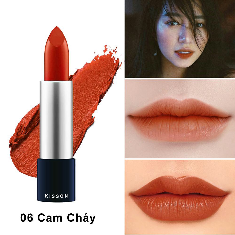 Son lì thiên nhiên KISSON 06-CAM CHÁY