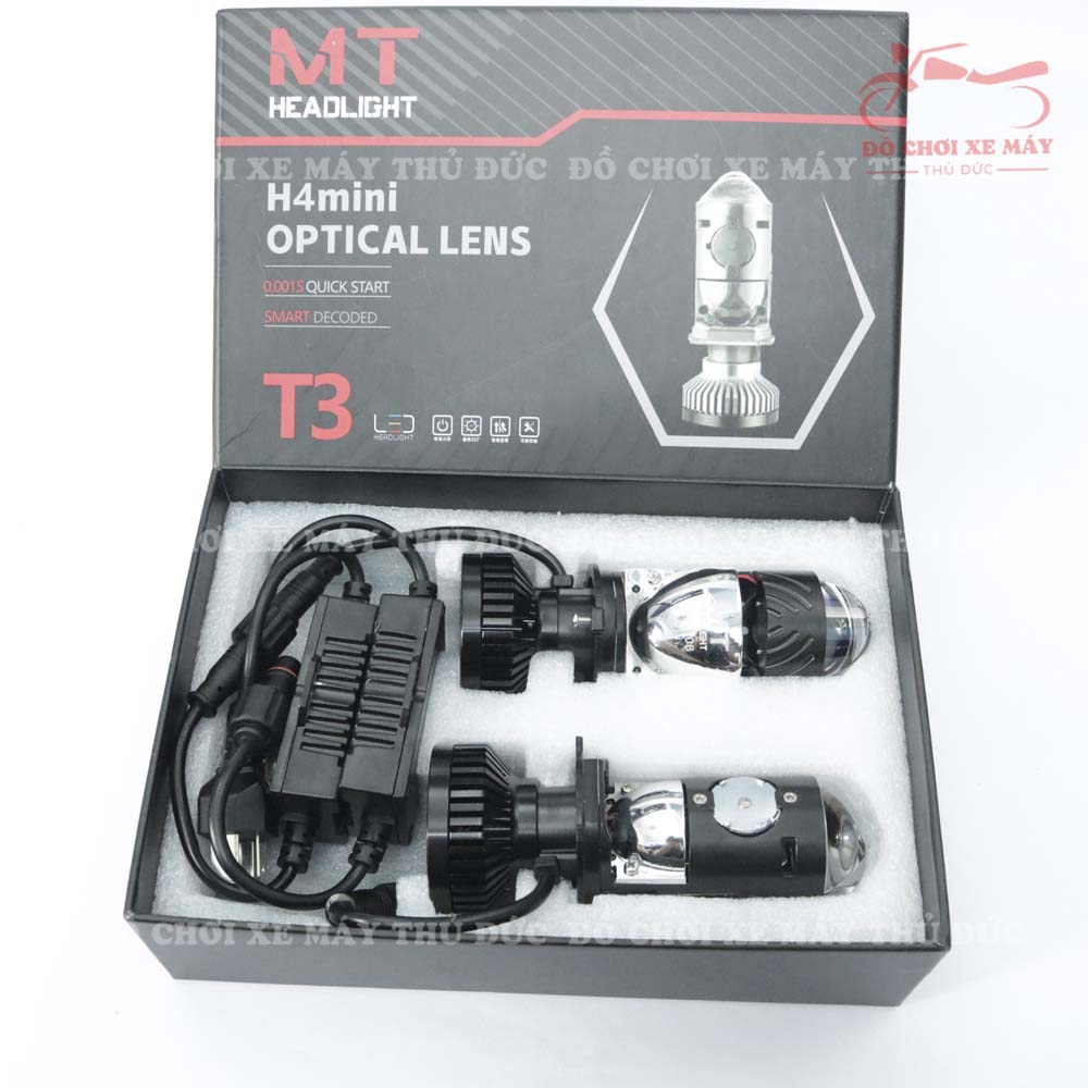 Bi Cầu led Mini T3 - Led Bi Cầu, Kính Tím