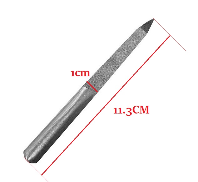 2 CÂY. DŨA MÓNG TAY, MÓNG CHÂN BẰNG THÉP KHÔNG GỈ. TH043