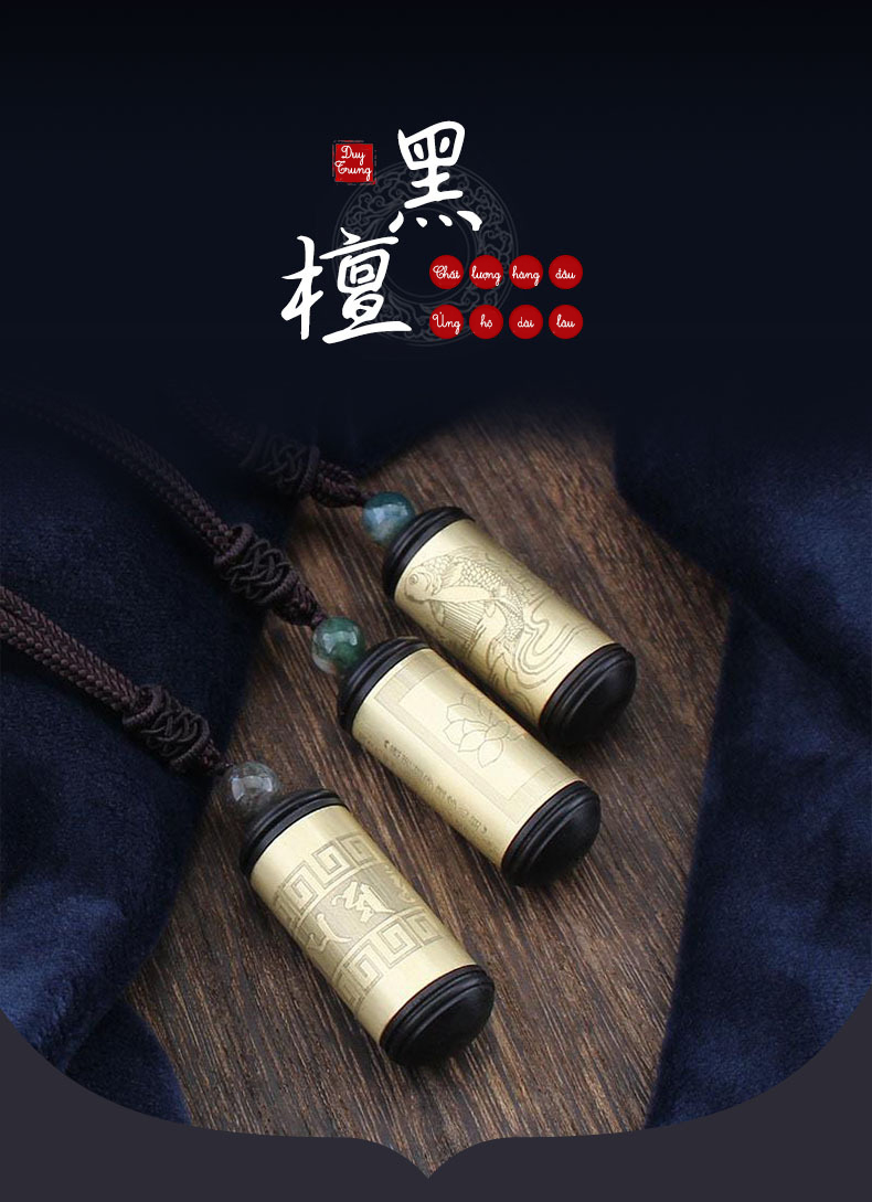 Dây đeo chú lăng nghiêm GỖ thời trang
