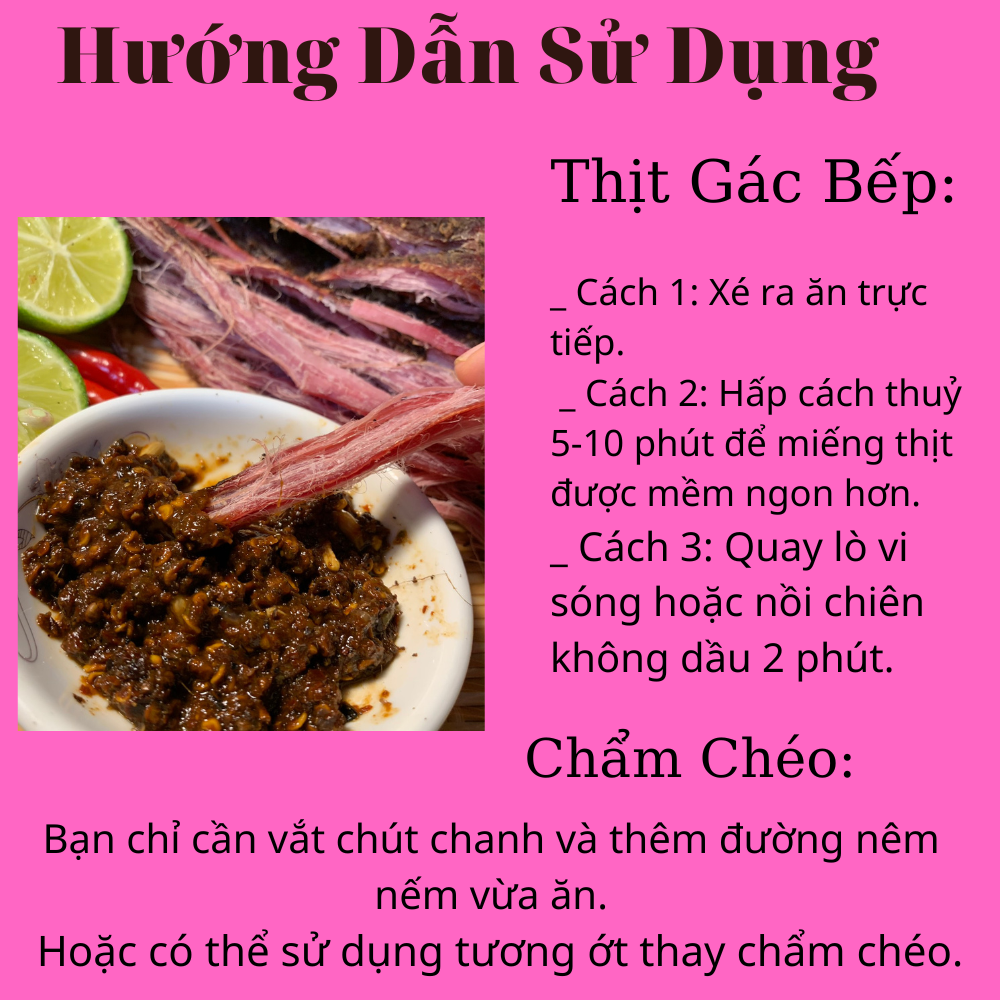 Thịt trâu gác bếp chuẩn vị tây bắc ( Trâu Bản)