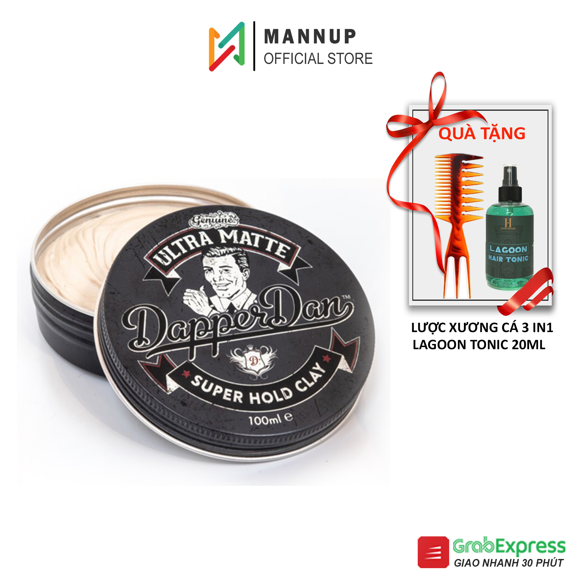 Dapper Dan Ultra Matte Clay Hair 100ml