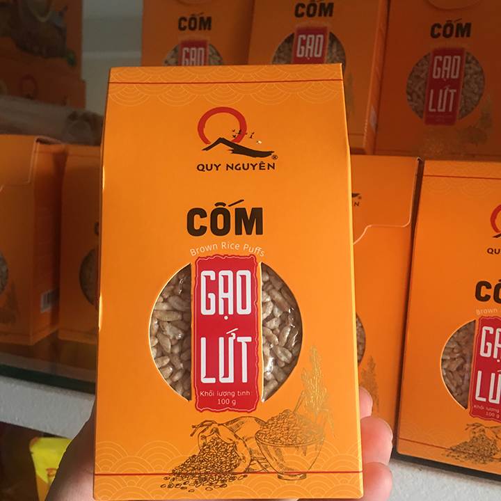 Cốm Gạo Lứt trắng Quy Nguyên 100gr