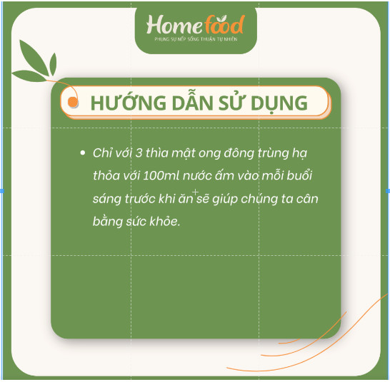 Mật ong đông trùng hạ thảo 450g