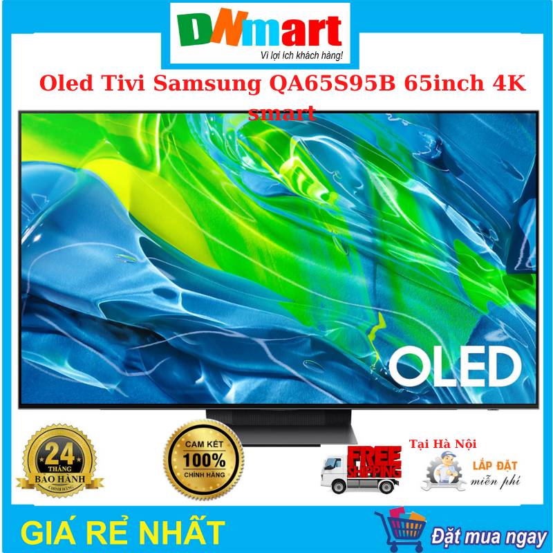 Oled tivi samsung qa65s95bakxxv 65inch smart 4k