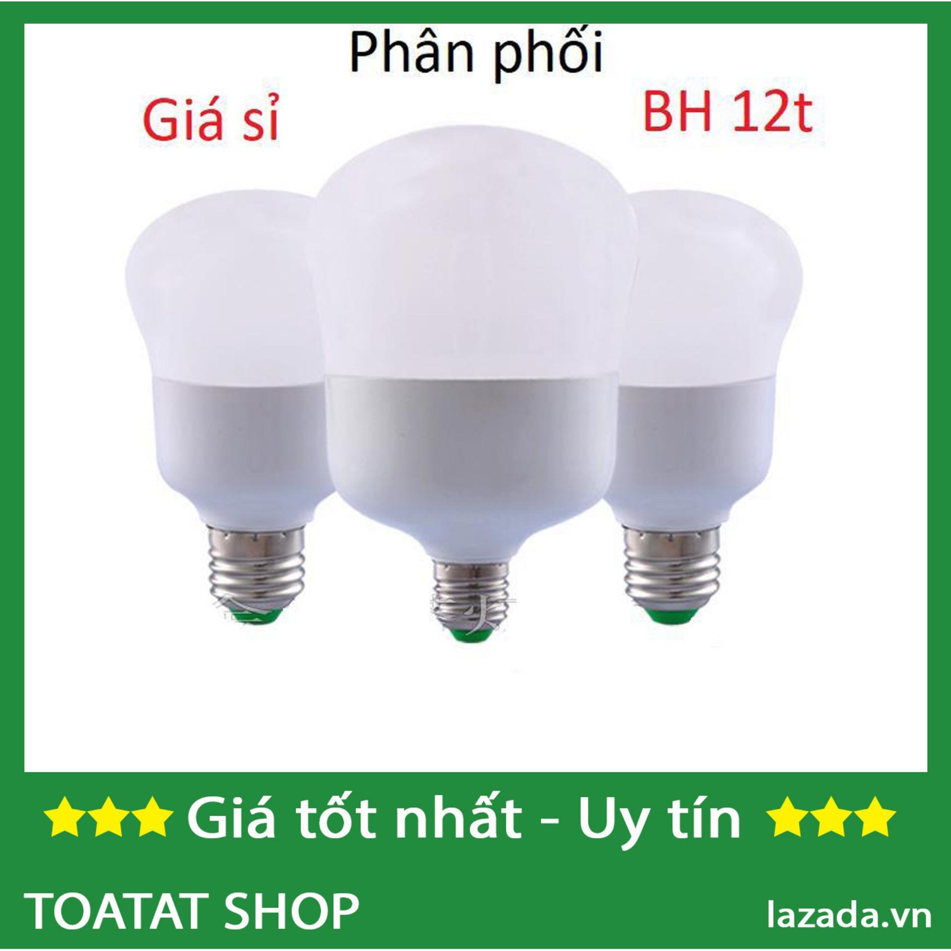 Bộ 1, 2, 3 hoặc 10 Bóng đèn led cầu 7w (trắng)
