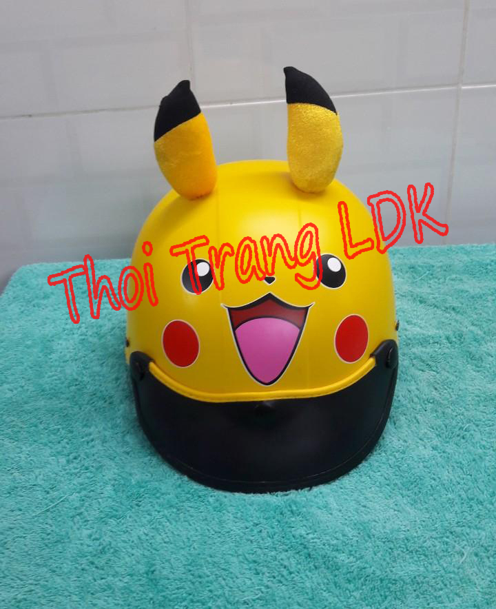 Nón bảo hiểm pikachu