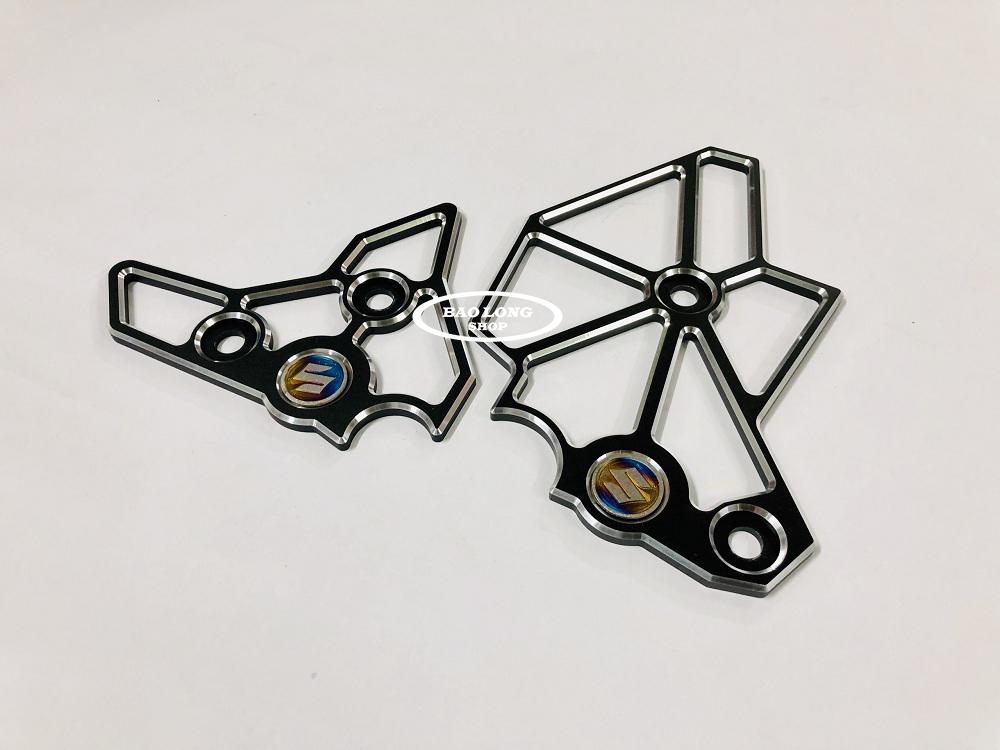 Nẹp sườn Nhôm CNC Gắn RAIDER,SATRIA (màu Bạc Trắng)