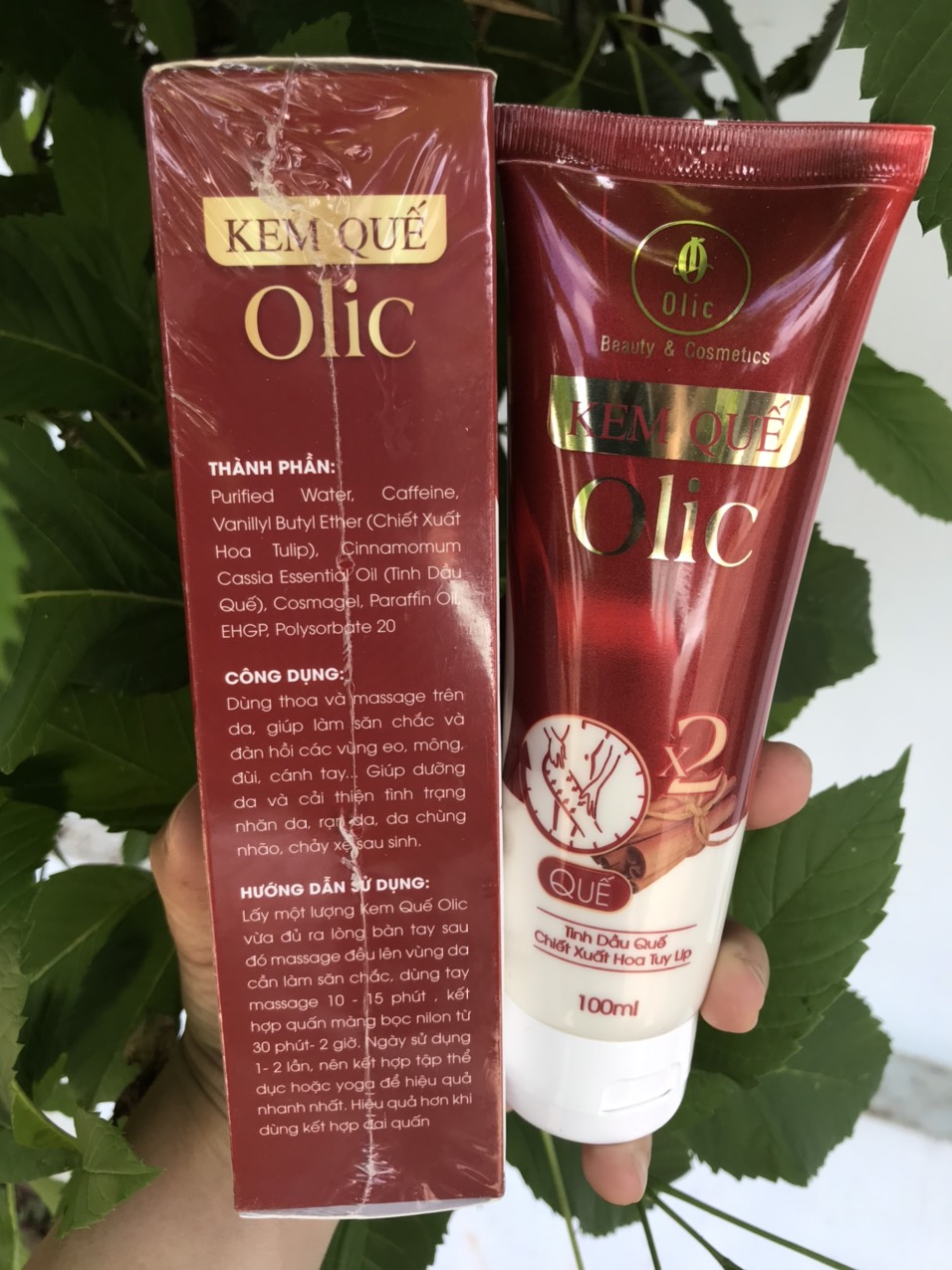 KEM QUẾ TAN MỠ OLIC.