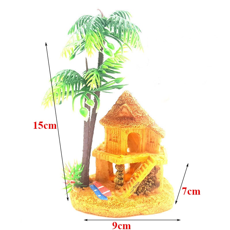 Mô hình tiểu cảnh trang trí bể cá ,hồ cá TS06