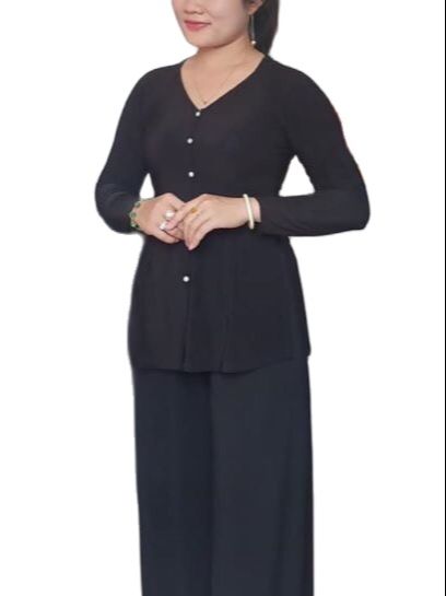 Áo bà ba trơn may sẵn size 1(40-50kg) (áo lẻ ko kèm quần)
