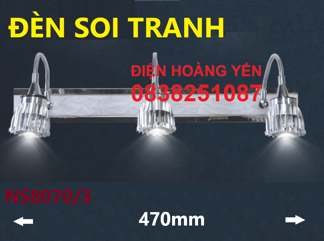 Đèn trang trí đèn soi gương đèn soi tranh ns8070/2 ns8070/3