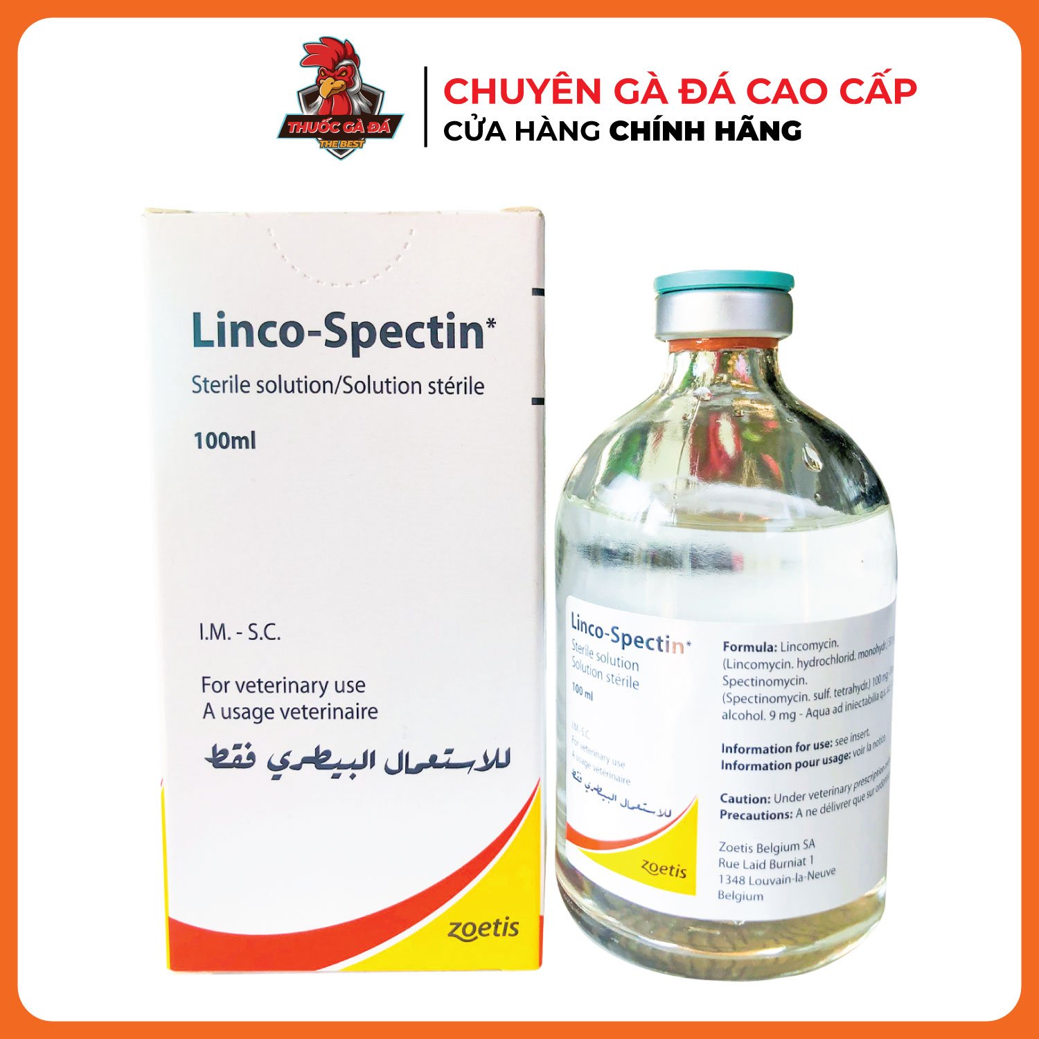 LINSPEC MỸ khò khè xổ mũi cho gà đá 100ml