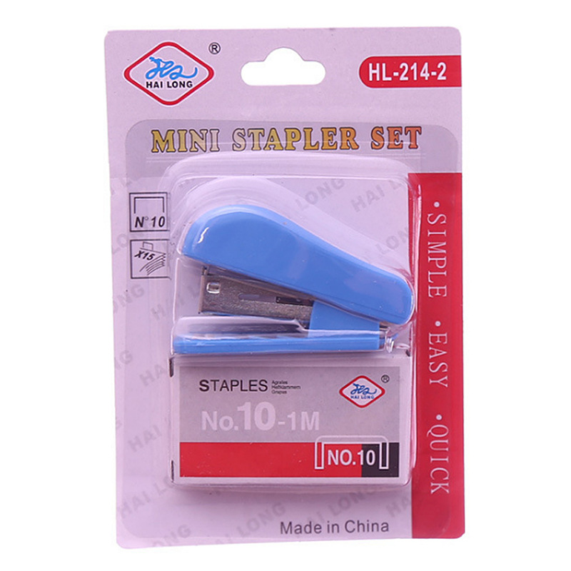 [Rẻ vô địch] Máy dập ghim mini 4*1,7*2,8cm (ghim 3-5 tờ), Máy dập ghim Mini