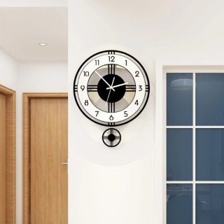 [HCM][P-Home] Đồng hồ treo tường quả lắc - tạo nét sang trọng cho không gian nhà bạn CL004 - Kích Thước 35x45 40x50 cm 4