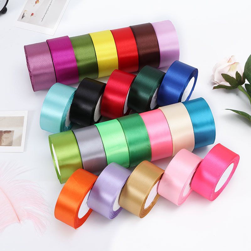 4cm size plain silk ribbon