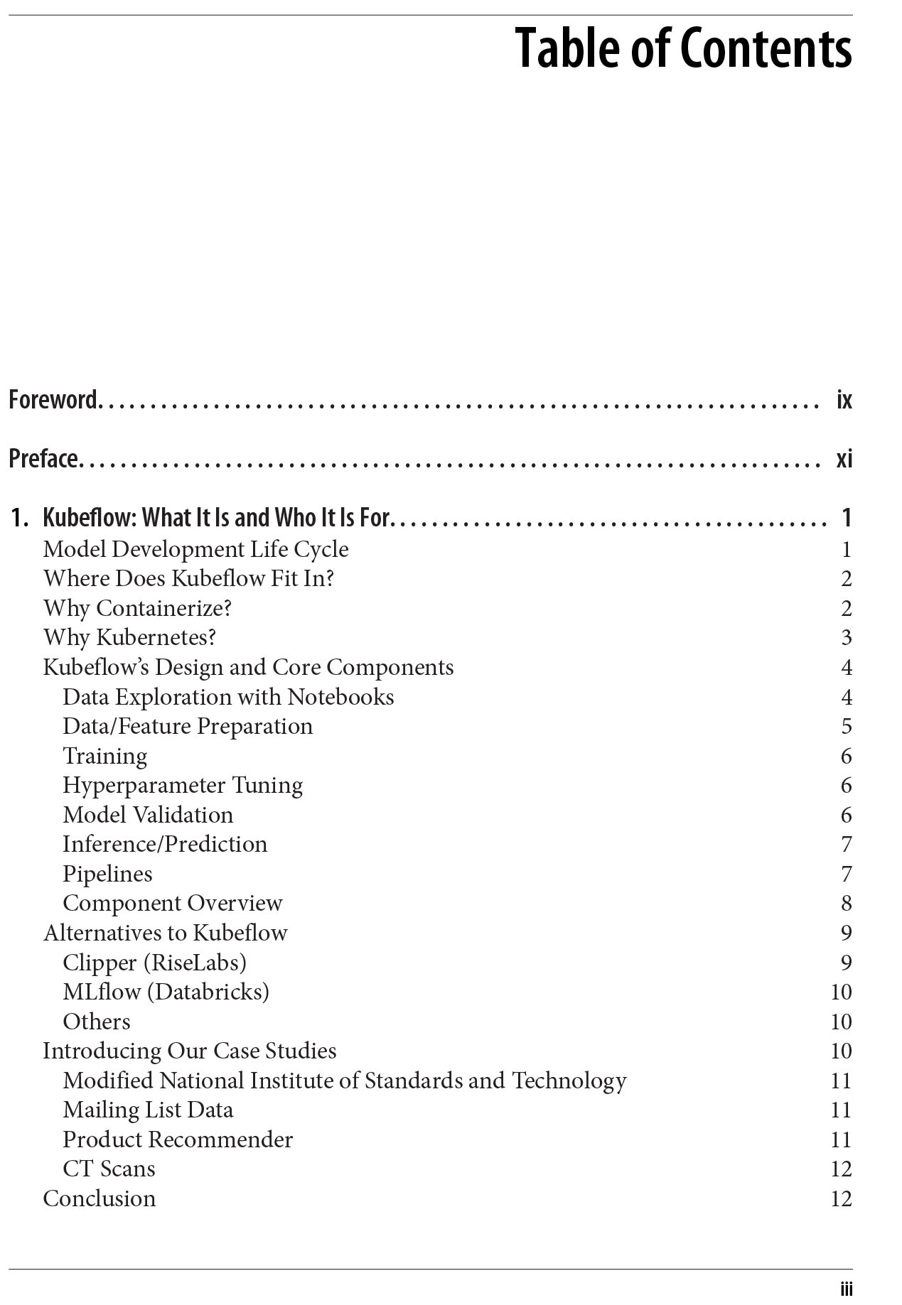 Kubeflow for Machine Learning