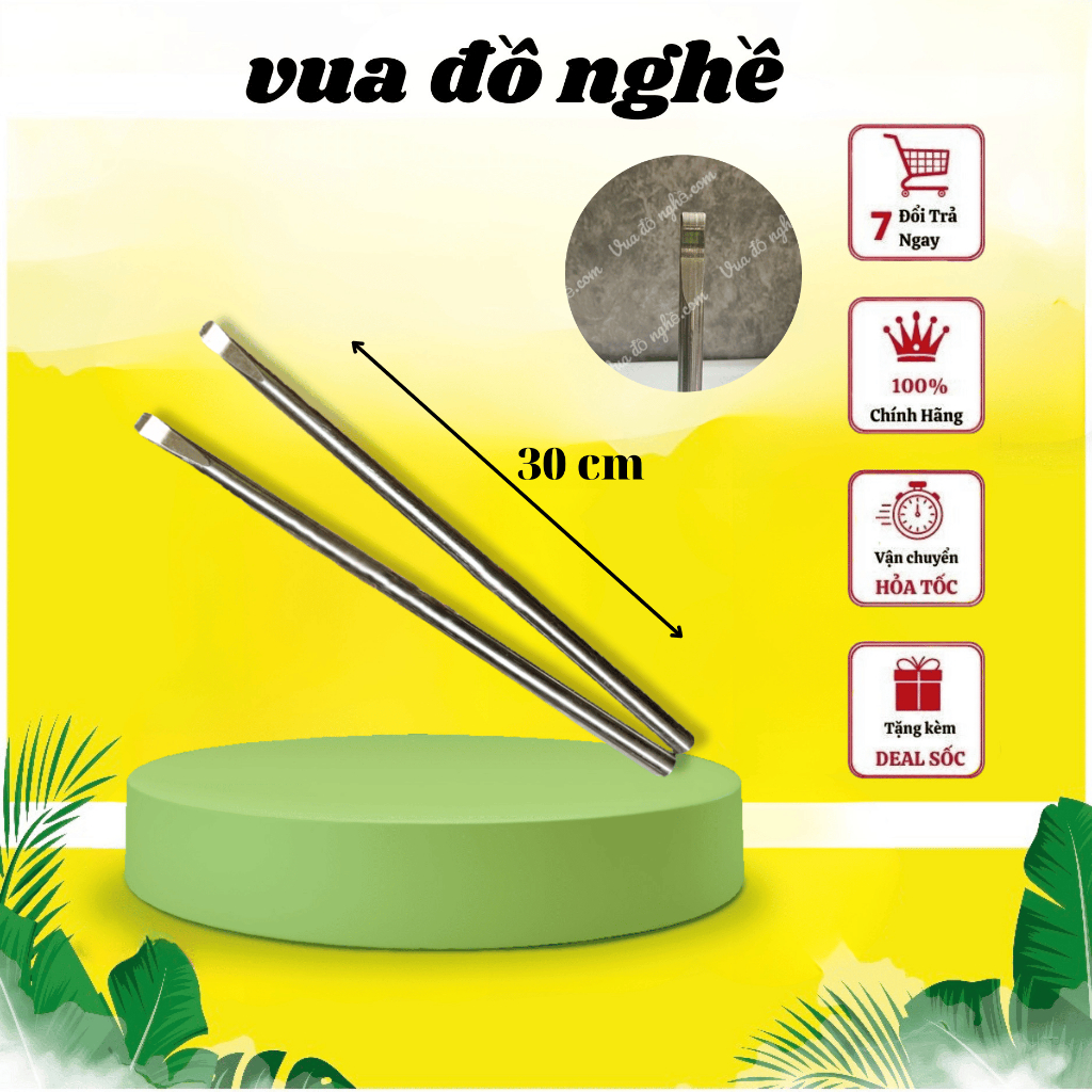 Bộ 2 cây móc lốp inox 304