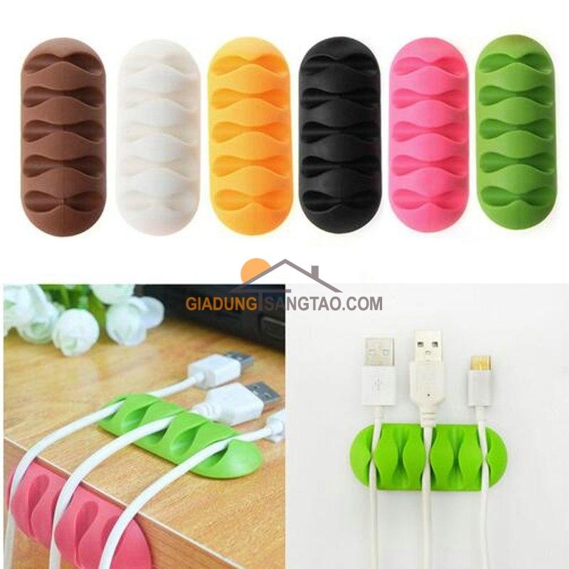 Nút giữ dây sạc cáp gọn gàng M2