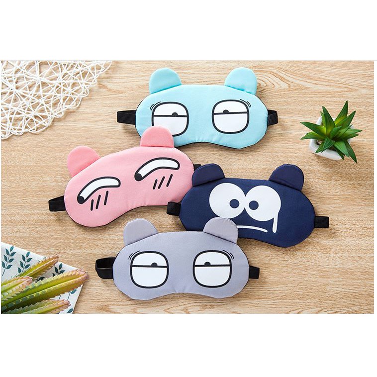 Bịt mắt ngủ hoạt hình dễ thương (Mẫu ngẫu nhiên)