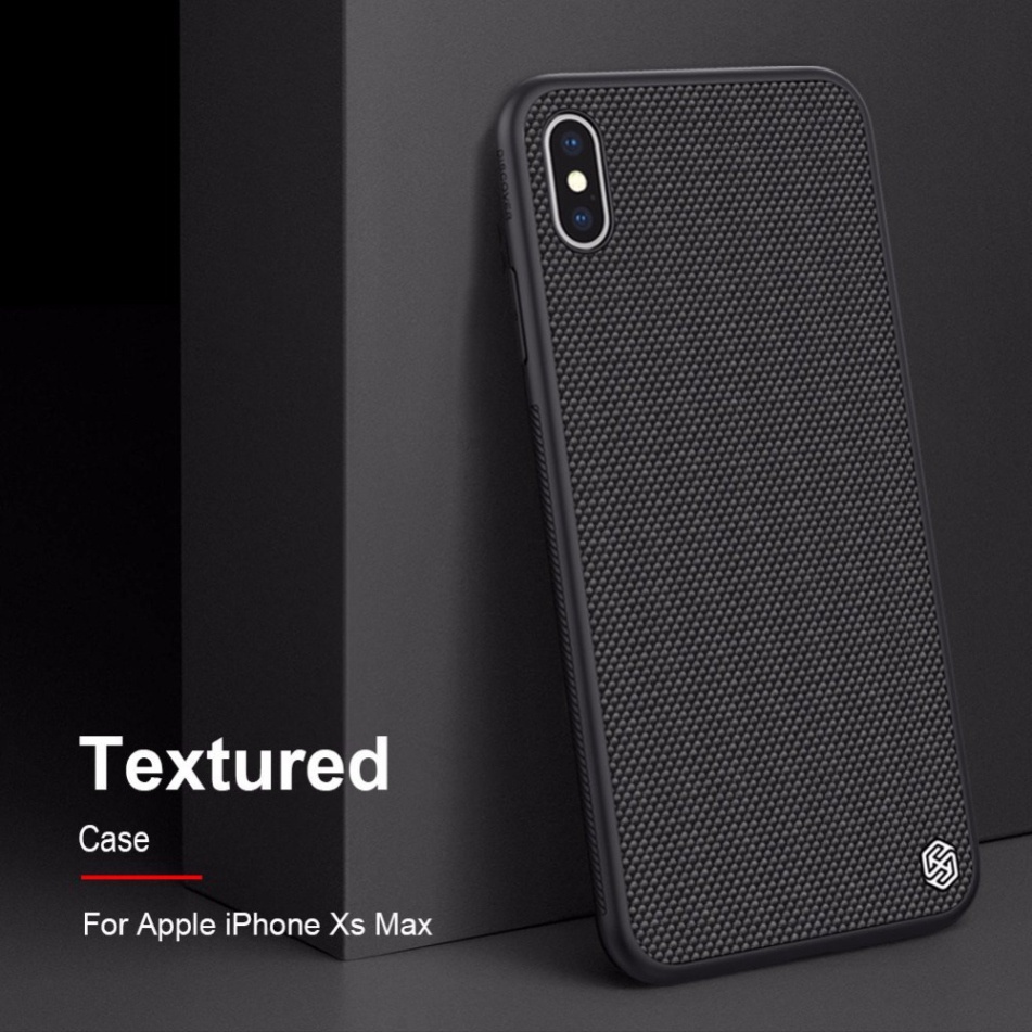 Ốp lưng iPhone X/ XS/ XS Max hiệu Nillkin (Màu đen)