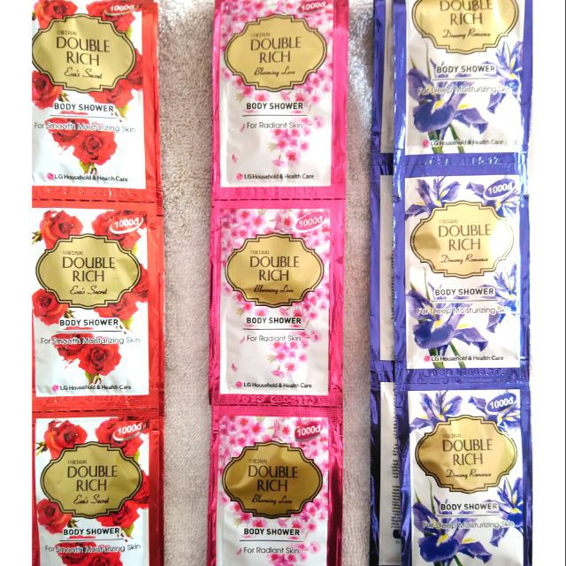 Nước rửa Chén double rich [Ho Chi Minh] Rose  oversize  babies' cherry shower gel