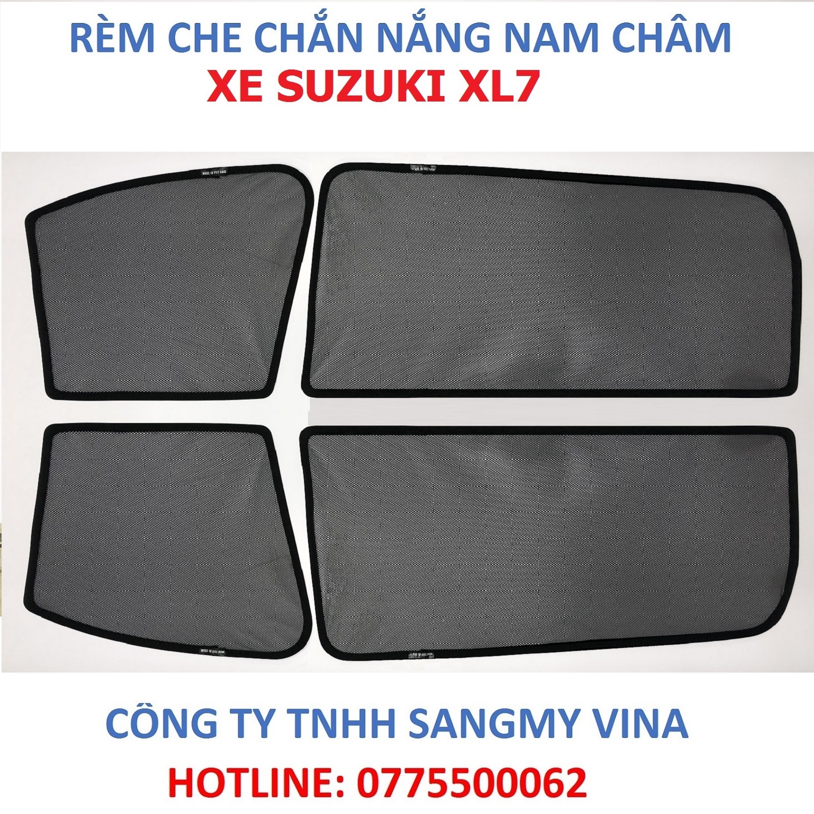 rèm che chắn nắng nam châm xe suzuki XL7