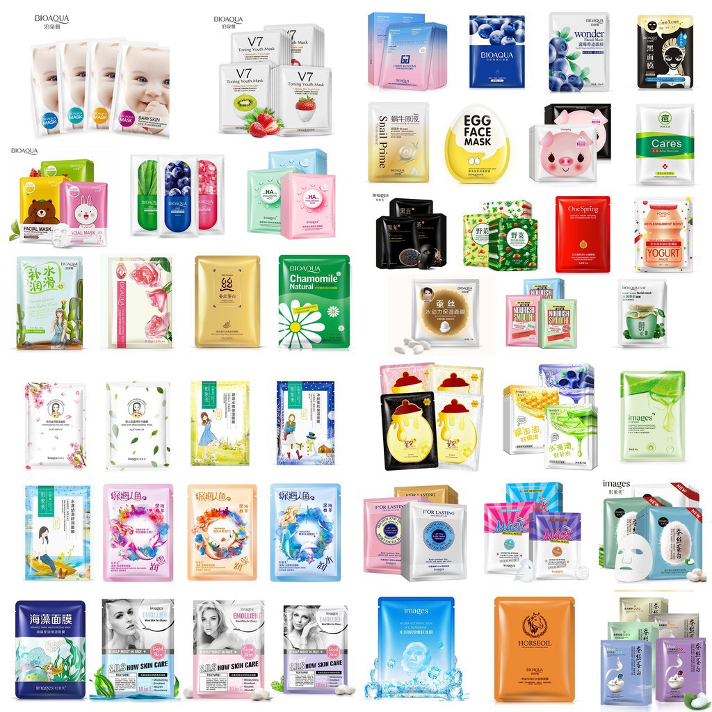 Combo Mix 50 Miếng Mặt Nạ