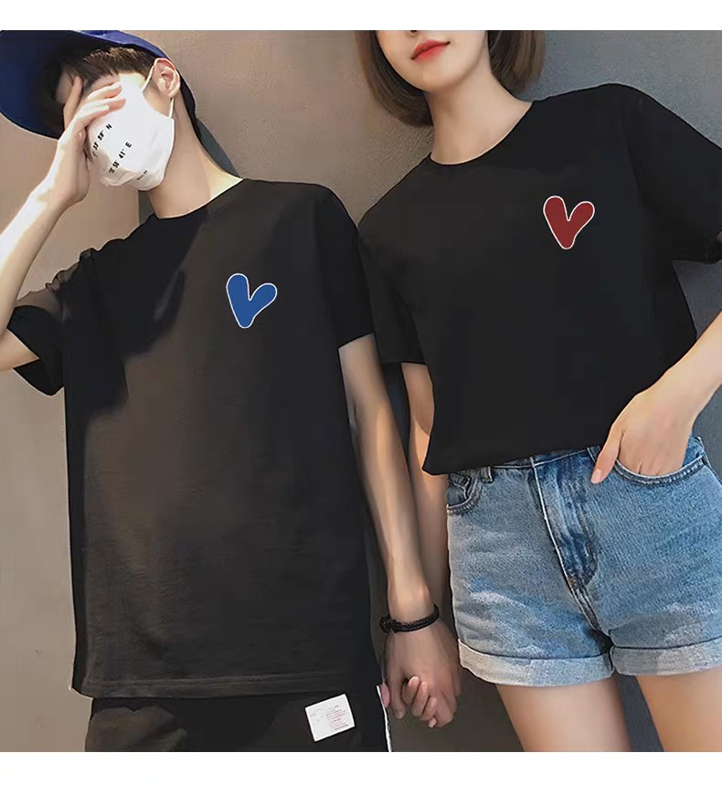ÁO ĐÔI HÌNH TRÁI TIM, ĐÔI ÁO THUN NAM NỮ