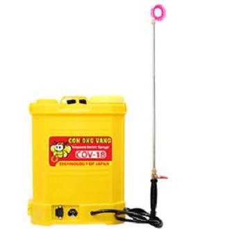 [HCM]Bình phun xịt điện COV 18 ( Con Ong Vàng 18 Lít đeo lưng)