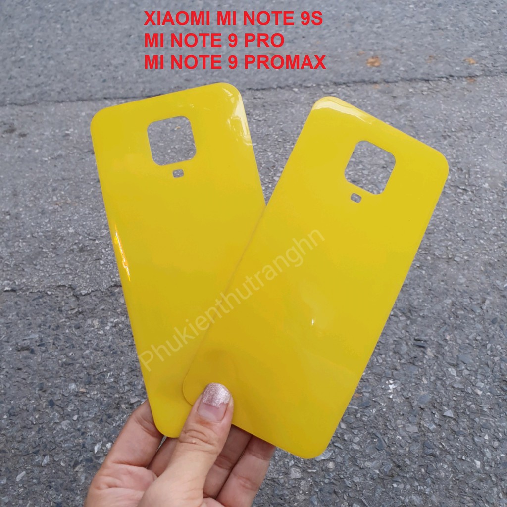 Dán PPF mặt sau trong suốt Xiaomi Redmi Note 9 Note 9S Note 9 Pro Note 9 Pro Max siêu dính ánh 7 màu - tự phục hồi vết xước