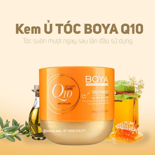 [Thái Lan] Kem Ủ Tóc Boya Hair Treatment Q10
