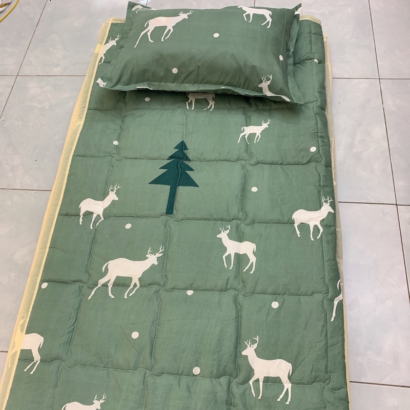 Nệm ngủ văn phòng ,Đệm du lịch tiện lợi size 90x190cm gấp gọn tiện lợi đa năng