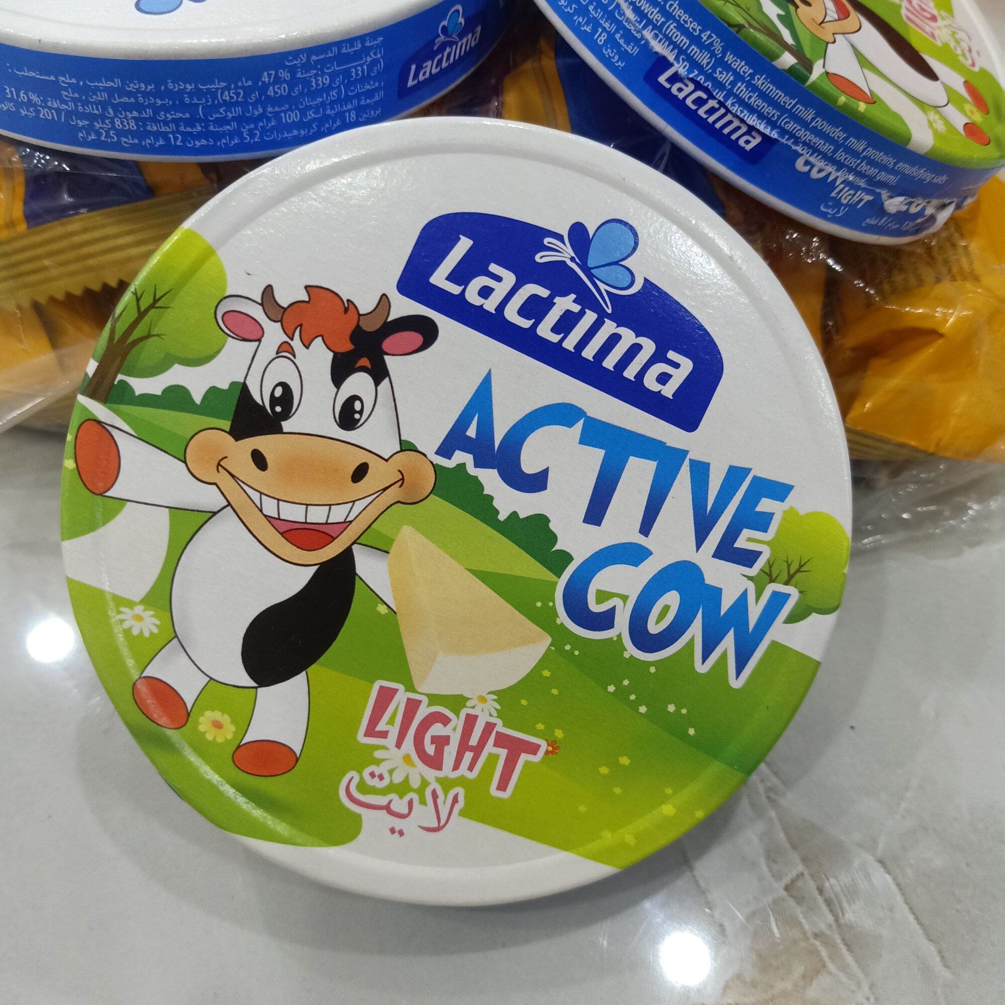 Phô Mai Vị Sữa Lactima Active Cow Hộp 120g (8 Miếng)