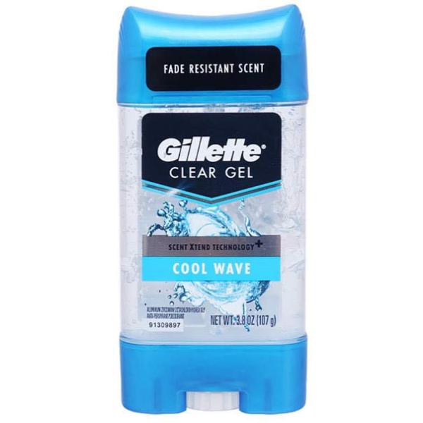 Lăn khử mùi Gillette Cool Wave 107g - USA cao cấp