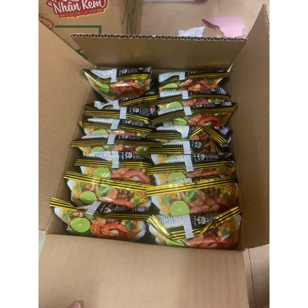 Thùng 16 Gói Mì Hảo Hảo Premium Vị Tôm Chua Cay (16 Gói X 90g)