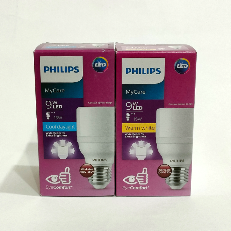 Bóng đèn Philips LEDBright 9W E27 ánh sáng Trắng (6500K) – Vàng ấm (3000K) 230V
