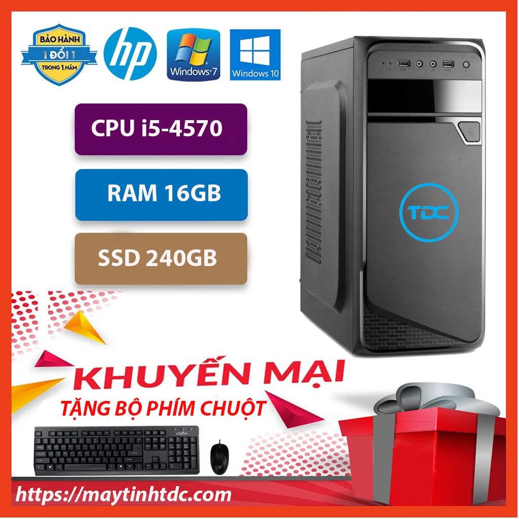 Máy tính Đồng bộ Dell Optiplex 9010 (Core i5 3470 - RAM 4GB- HDD 250GB) - Hàng Nhập Khẩu CM 9010