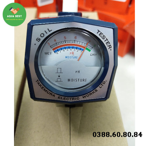 [Chính Hãng] Máy đo pH đất DM15 Nhật Bản Takemura, Bảo hành 12 tháng