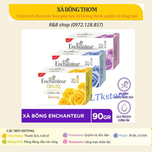 Xà Bông Thơm Enchanteur Charming (90g)