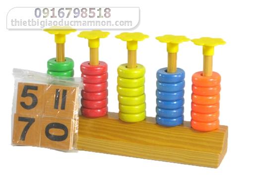 Bàn tính học đếm nhựa cho bé