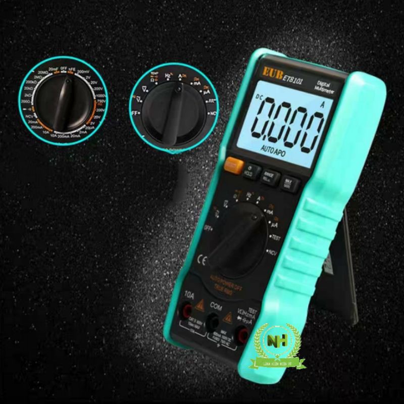 Đồng Hồ Điện Tử Vạn Năng EUB ET8101 Cao Cấp ( Kèm Pin + Dây Đo )