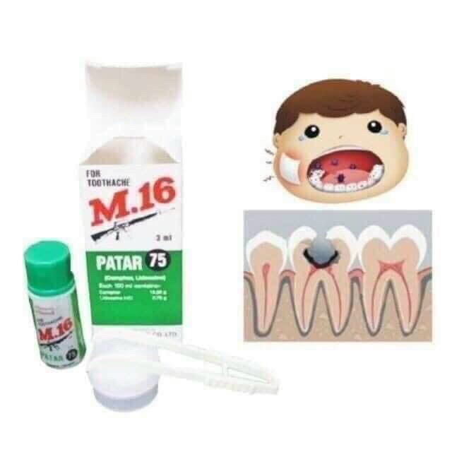 Dầu bôi đau nhức răng M.16 Patar 75 3ml
