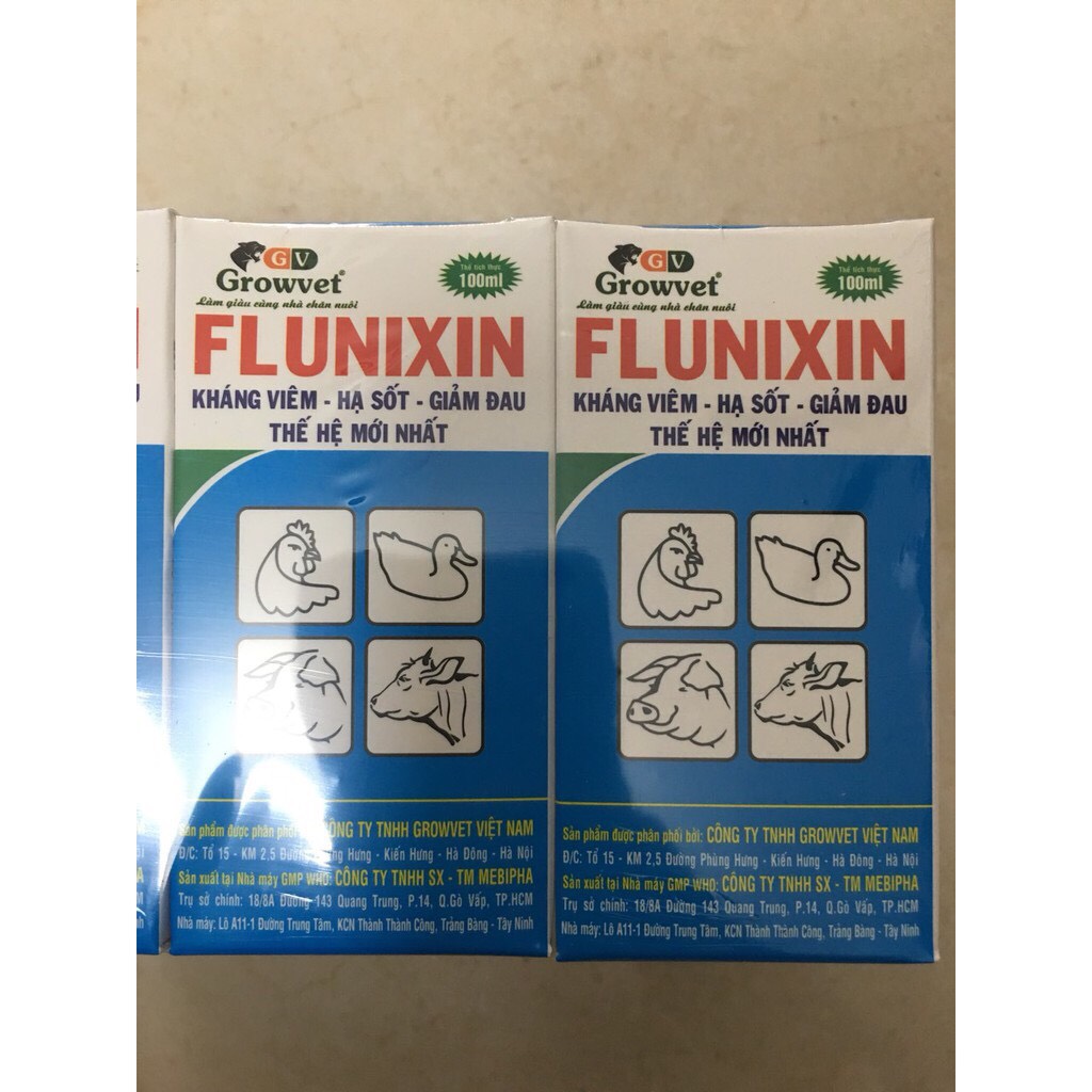 Flunixin 100ml - chỉ dùng trong thú y
