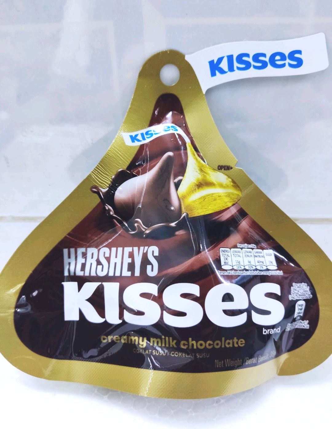 Chocolate Hershey's Kisses gói 36g (3 vị )