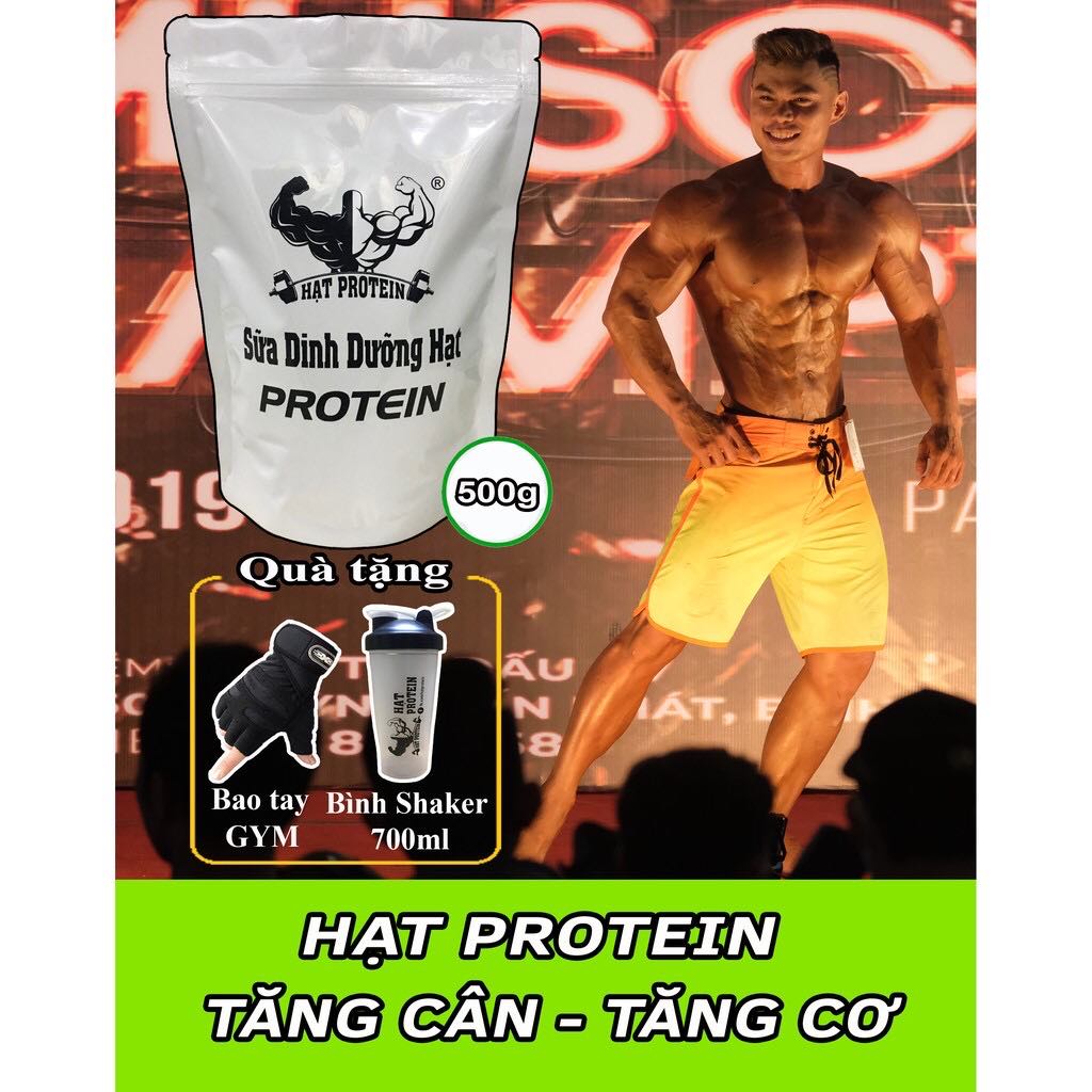 [HCM]Combo 2 Túi Tăng Cơ Tăng Cân Hạt Protein Organic ( Tặng Quà )